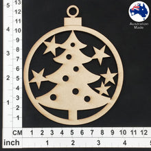 Load image into Gallery viewer, WS1004 Bauble with Tree & Stars