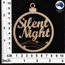 Load image into Gallery viewer, WS1008 Bauble with Silent Night