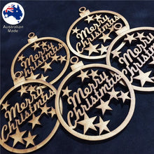 Load image into Gallery viewer, WS1010 Bauble with Merry Christmas & Stars