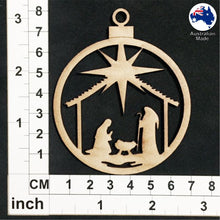 Load image into Gallery viewer, WS1012 Bauble with Nativity