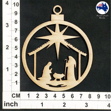 Load image into Gallery viewer, WS1012 Bauble with Nativity