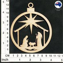 Load image into Gallery viewer, WS1012 Bauble with Nativity