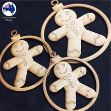 Load image into Gallery viewer, WS1017 Bauble with Gingerbread Man