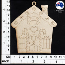 Load image into Gallery viewer, WS1018 Gingerbread House Ornament