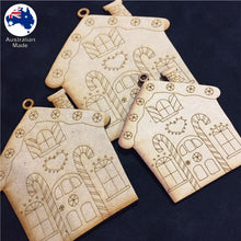 Load image into Gallery viewer, WS1018 Gingerbread House Ornament