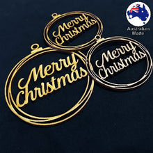 Load image into Gallery viewer, WS1019 Merry Christmas Bauble 01 - Plain