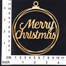 Load image into Gallery viewer, WS1019 Merry Christmas Bauble 01 - Plain