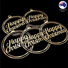 Load image into Gallery viewer, WS1021 Happy Christmas Bauble 01 - Plain