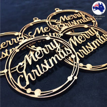 Load image into Gallery viewer, WS1023 Merry Christmas Bauble 01 - With Circles
