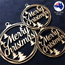 Load image into Gallery viewer, WS1027 Merry Christmas Bauble 01 - With Trees