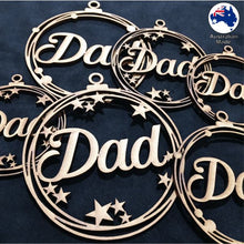 Load image into Gallery viewer, WS1037 Dad Bauble 01 - With Stars or Circles
