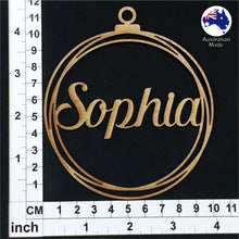 Load image into Gallery viewer, PS3001 Plain Bauble 01 with Custom Name