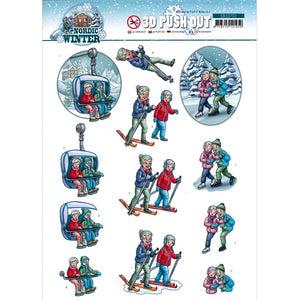 3DSB10702 Die Cut - Nordic Winter - Winter Sports