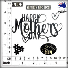 Load image into Gallery viewer, CB1283 Scrap Words 65 &quot;Mother&#39;s Day&quot;
