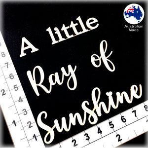 CT246 A Little Ray of Sunshine