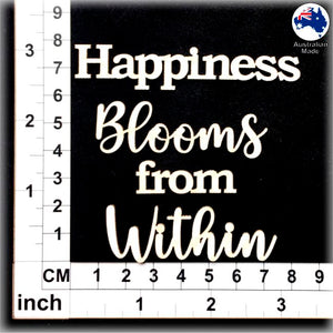 CT266 Happiness Blooms from Within