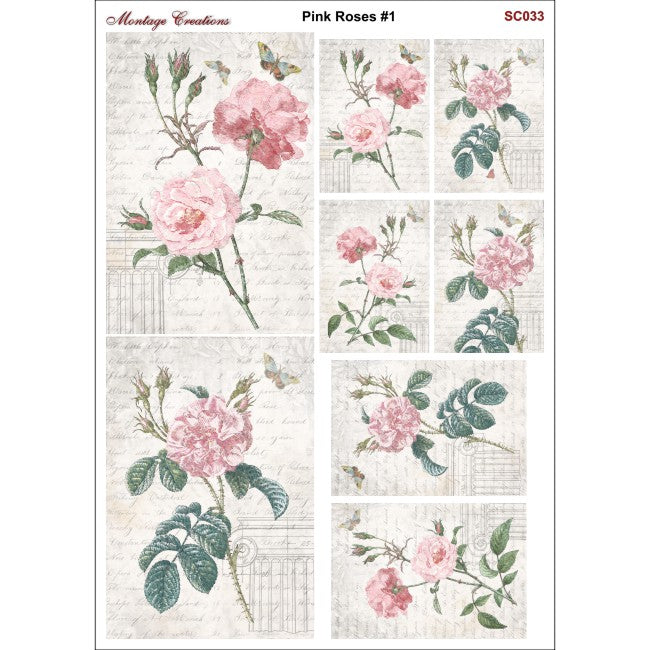 SC033 Pink Roses #1