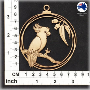 WS1040 Australian Bauble 03 - Cockatoo