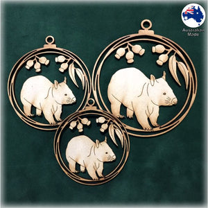 WS1043 Australian Bauble 06 - Wombat