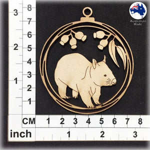 WS1043 Australian Bauble 06 - Wombat