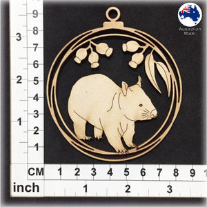 WS1043 Australian Bauble 06 - Wombat