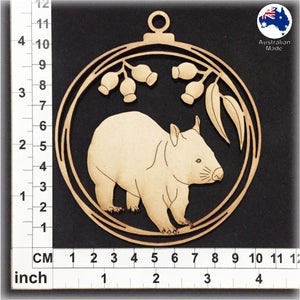 WS1043 Australian Bauble 06 - Wombat