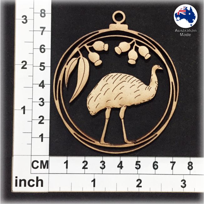 WS1045 Australian Bauble 07 - Emu