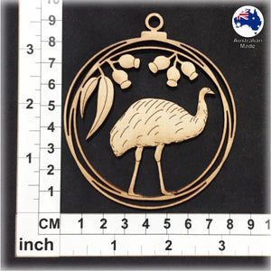 WS1045 Australian Bauble 07 - Emu