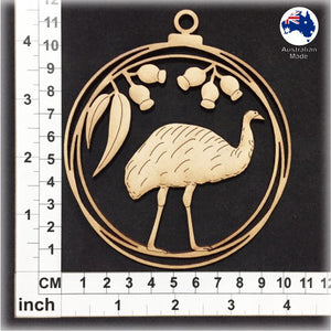 WS1045 Australian Bauble 07 - Emu