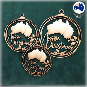 WS1048 Australian Bauble 10 - Map of Australia