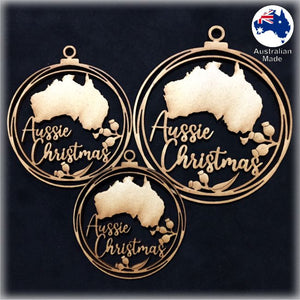 WS1048 Australian Bauble 10 - Map of Australia