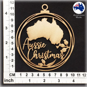 WS1048 Australian Bauble 10 - Map of Australia