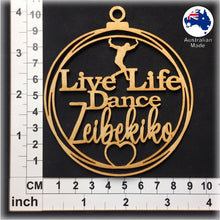 Load image into Gallery viewer, WS1059 Dance Bauble 01 - Live Life Dance Zeibekiko

