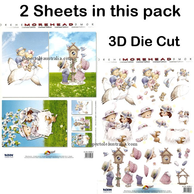 3D84086 Die Cut - 2 Sheets Mother Goose
