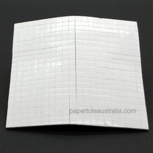 3D Foam Squares 2.00mm White