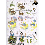 3DSWK85-0070-02 Die Cut - Clowns