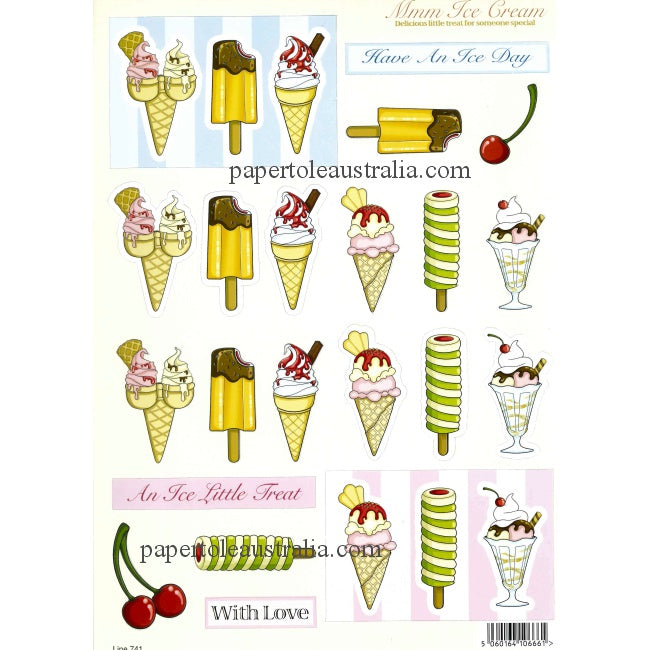 3D741 Die Cut - Ice Cream