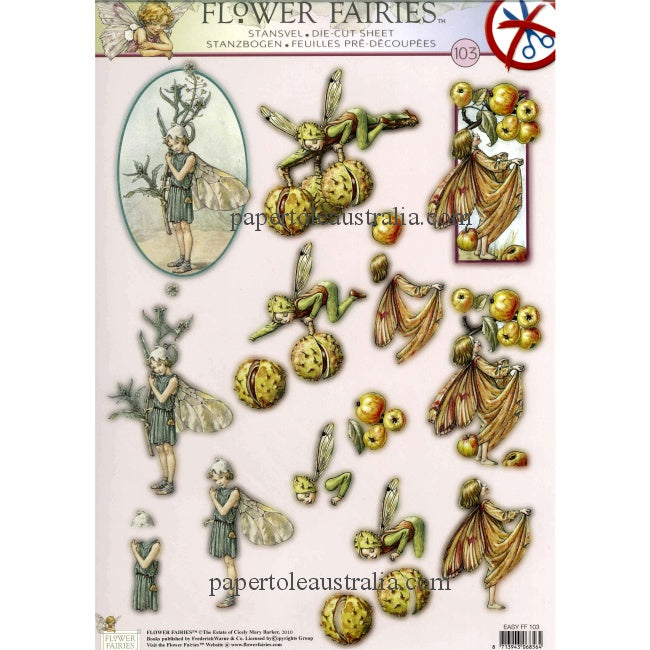 3DFF103 Die Cut - Flower Fairies 103