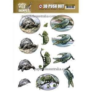 3DSB10443 Die Cut - Wild Animals Outback