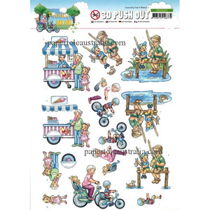 3DSB10615 Die Cut -  Funky Day Out - Activity