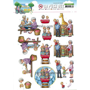 3DSB10616 Die Cut - Day Out - Zoo, Picnic