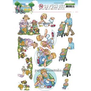 3DSB10617 Die Cut - Day Out - Gardening & Cooking
