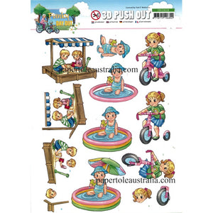 3DSB10618 Die Cut - Day Out - Playground