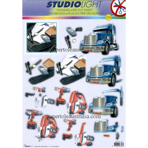 3DSL99 Die Cut - Office & Truck