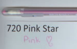 720 Gelly Roll Pink Star