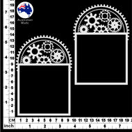 CB6042 Arch Window Frame 05
