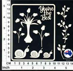 CB6121 Card Elements 003 - Floral