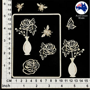 CB6130 Card Elements 007 - Roses