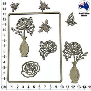 CB6130 Card Elements 007 - Roses