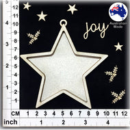 CB6139 Shaker Ornament Star 01